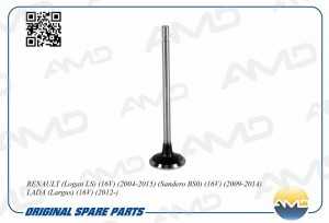 Клапан двигателя выпускной RENAULT Logan LS, 16V, 2004-2015, Sandero BS0, 16V, 2 AMD.HDVL17 AMD