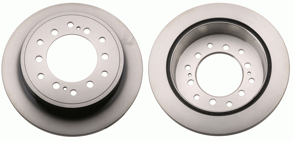 Диск тормозной задний TOYOTA LAND CRUISER PRADO 150, LEXUS GX460 DF6342 DF6342 TRW