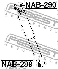 Сайлентблок NAB-289 NAB-289 FEBEST