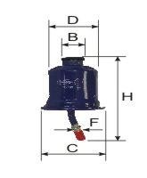 Фильтр топливный FG103 FG 103 GOODWILL
