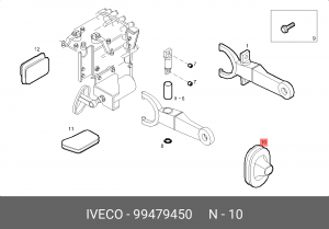 уплотнение вилки сцепления!\ Iveco 99479450 IVECO