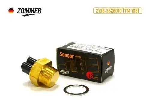 Датчик включения вентилятора ВАЗ, ГАЗ (94-99*С) ТМ 108-10 21083828010 ZOMMER
