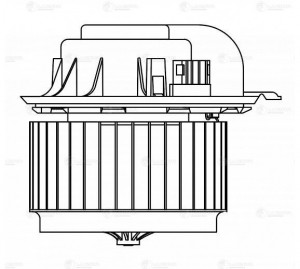 Мотор отопителя VW T5 (10-) AUDI Q7 (10-) LUZAR LFH 1856 LUZAR