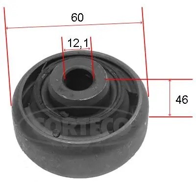 Сайлентблок FORD Mondeo (93-00) рычага переднего нижний CORTECO 21652917 CORTECO