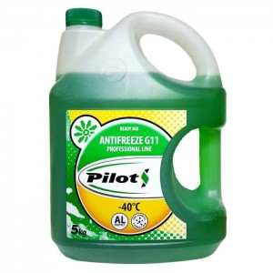 Антифриз зеленый -40C 5кг PILOTS 3204 PILOTS