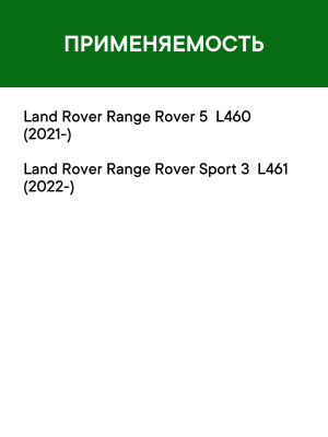 Фильтр воздушный салона LAND ROVER Range Rover (22-) RAF FILTER RST045LR RAF FILTER