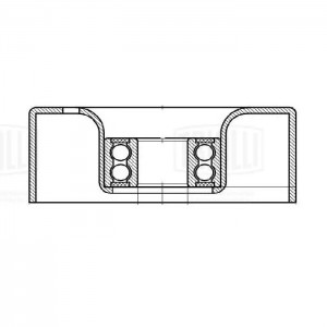 Ролик привод. ремня Mercedes E (W210) (95-) 2.0i/3.2i [M111; 104] (только ролик  CM 5356 TRIALLI