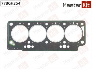 Прокладка ГБЦ RENAULT F8Q 600, 630, 636, 606, 610, 624, 632, 644, 648, 662, 740, 77BGH264 MASTER KIT