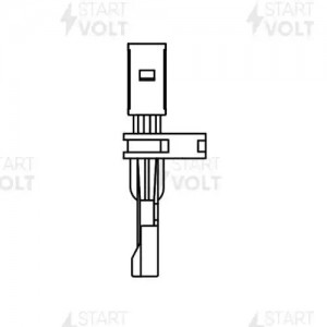 Датчик частоты вращения колеса VAG Octavia A7 (12-)/Golf VII (12-) задн. лев./пр VSABS1801 START VOLT