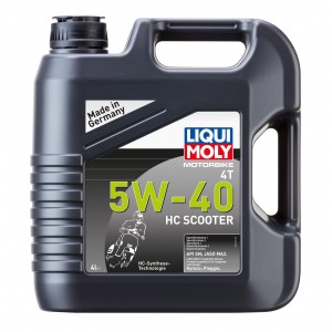 20830 LiquiMoly Синт-ое мот.масло Motorbike 4T HC Scooter 5W-40 SN Plus MA2 (4л) 20830 LIQUI MOLY
