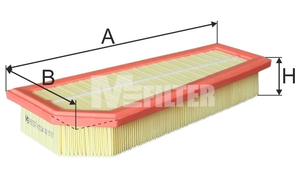 фильтр воздушный!\ MB 204 1.8/2.5 07>/W212 2.0/2.0 09> K 7034 MFILTER AUTOMOTIVE FILTERS