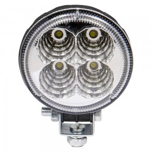 Фара светодиодная "AIRLINE" 83х83х51 12W 12/24V (4 LED, рассеянный свет, круглая ALED002 AIRLINE