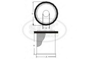 Фильтр топливный SC7066P SCT