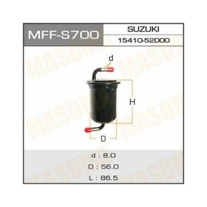 фильтр топливный!\ Mazda Demio, Suzuki Grand Vitara/Grand Escudo MFF-S700 MASUMA