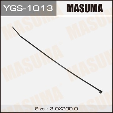 хомут пластиковый черный! 3х200\ YGS1013 MASUMA