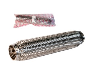 Гофра глушителя 45x320 в 3-ой оплетке interlock нержавеющая сталь GARDE G45320 GARDE