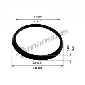 Сальник VOLVO балансира MANSONS 900.394.7 MANSONS