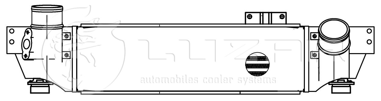 Радиатор интеркулера для а/м Kia Sorento (02-)/Sorento (06-) 2.5TD  LRIC0801 LRIC0801 LUZAR