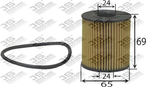 фильтр масляный!\Citroen C4/C5, Ford Focus,Peugeot 307/407 1.4-2.2HDi 96> OE42001 JS ASAKASHI