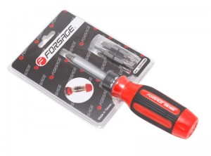 Отвертка реверсивная с набором бит 8пр. /FORSAGE/ F32808MR FORSAGE TOOLS
