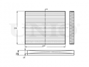 Фильтр салонный FLT-40076 UNIO