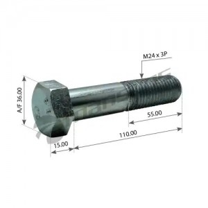 Болт M24x112 BPW TRS4734A MANSONS