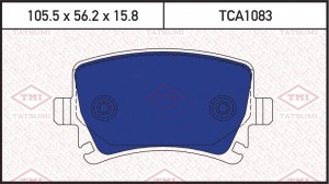 колодки дисковые задние!\ AUDI A3 03>, VW Touran 03> TCA1083 TATSUMI