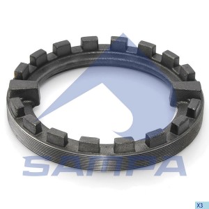 Гайка корончатая РЗМ MB M155*1,5 регулировочная 202035 SAMPA