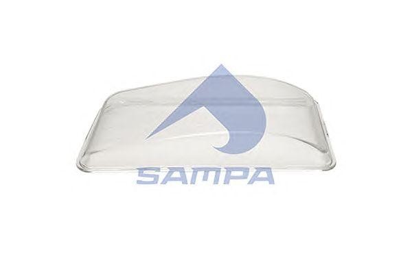 Стекло фары MAN TGA,TGL,TGM левой SAMPA 022044 SAMPA