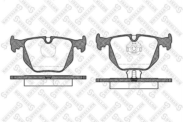 колодки дисковые! BMW E46 3.0/3.3D 00>/E34 4.0 /E32 4.0/5.0 92-95 /X3/X5 392-000B-SX STELLOX