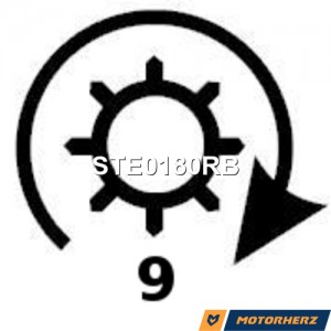 Стартер оригинальный восстановленный STE0180RB MOTORHERZ