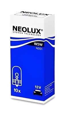 Лампа 12V W5W T10W W2.1x9.5d Standard NEOLUX N501 NEOLUX