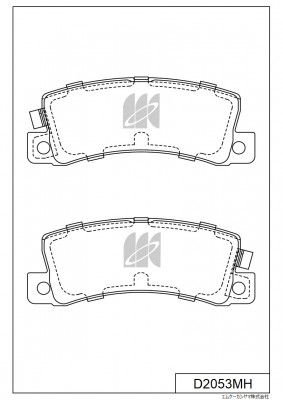 Колодки тормозные дисковые  LEXUS ES (MCV_, VZV_) D2053MH D2053MH MK KASHIYAMA