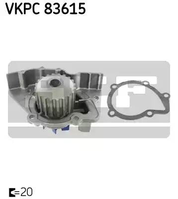 Водяная помпа VKPC83615 SKF