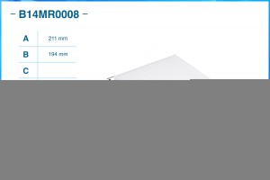 Фильтр салонный пылевой B14MR0008 B14MR0008 CWORKS