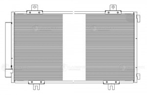 радиатор кондиционера!\ Suzuki SX4 II 13> LRAC 2464 LUZAR