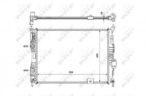 NISSAN QASHQAI (J10) (2006>) 53846 NRF