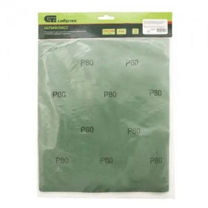 Бумага наждачная водостойкая P-80 (230х280) СИБРТЕХ 756067 SIBRTEC