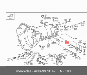 MB S/G Class A0069970147 MERCEDES BENZ