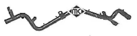ПАТРУБОК РАДИАТОРА METALCAUCHO 03084 METALCAUCHO