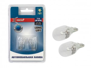 Лампа 12V W16W W2.1x9.5d блистер (2шт.) Long Life XENITE 1007152 XENITE