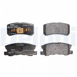 LP1691 колодки дисковые з.\ Mitsubishi Pajero/Montero 1.8GDi/3.2Di/3.5GDi 99> LP1691 DELPHI