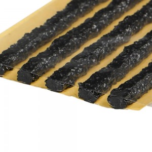 Жгуты для ремонта б/к шин, 6*200мм, 25 шт, черные, бумажн. подложка, в коробке ( ATRS212 AIRLINE