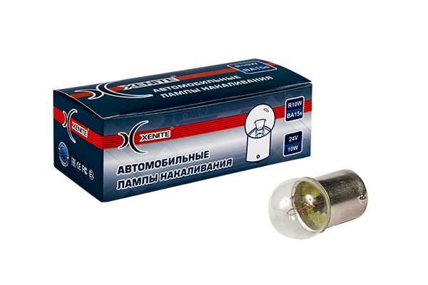лампа накаливания! R10W (24V)\ 1007106 XENITE