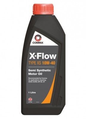 COMMA 10W40 X-FLOW TYPE XS (1L) масло мот.! полусин ACEA A3/B3, API SL/CF XFXS1L COMMA