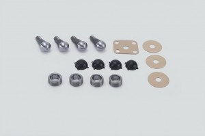 Шкворень УАЗ-3160,Хантер,Патриот в сборе с пластиковыми вкладышами комплект 4шт. 316000230401400 UAZ UAZ