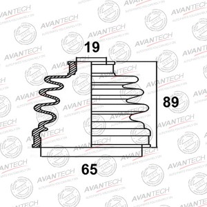 Пыльник привода Avantech BD0901 AVANTECH