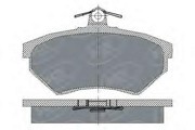 Колодки тормозные дисковые передние SP110 SCT