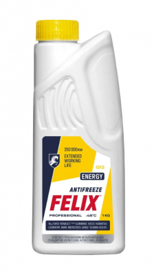 Антифриз готовый карбоксилатный желтый Energy -45 G12 1л 430206026 FELIX