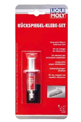 RUCKSPIEGEL-KLEBE-SET 1МЛ Liqui Moly, Клей для зеркал заднего вида,молекулярный 6194 LIQUI MOLY